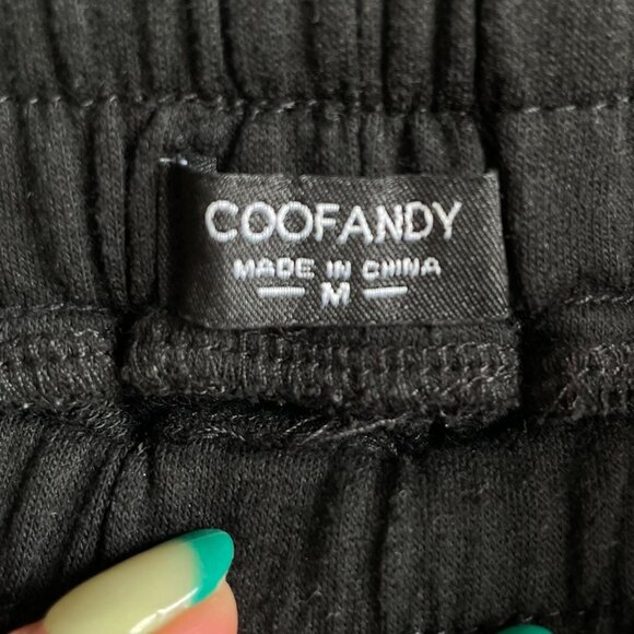 Coofandy Men's Black Athletic Shorts – Size M - Picture 4 of 7